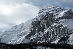 09 Stanley Peak Morning From Highway 93 Just After Castle Junction In Winter.jpg